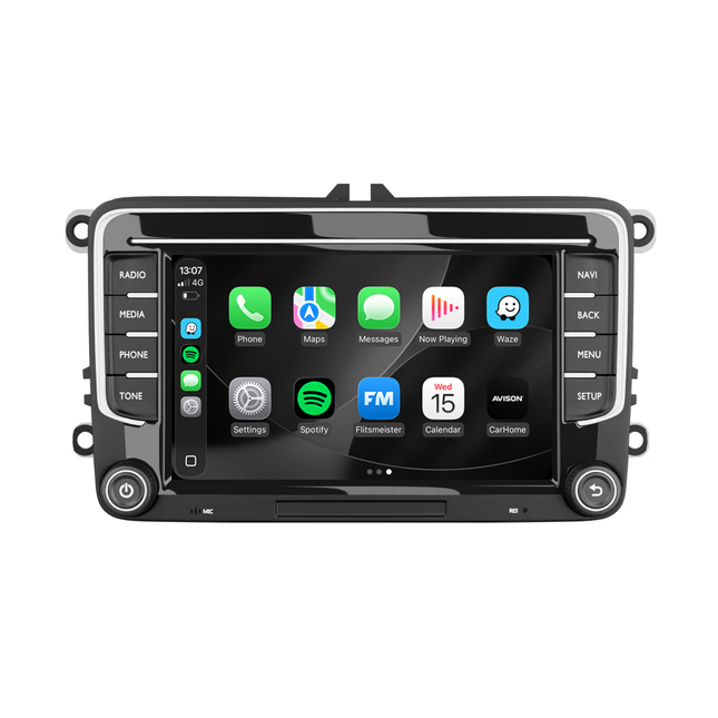 CarPlay & Android Navigation für VW Seat & Skoda 7" | 64 GB | DAB+ | 8 CORE