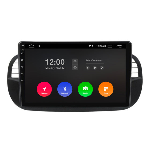 Navigation für Fiat 500 | Carplay | Android | DAB | Bluetooth | Mehr Optionen