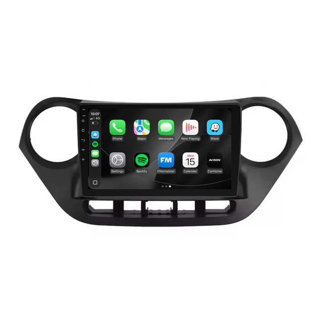 Navigation für Hyundai I10 2014-2017 | CarPlay | Android Auto | WLAN | Bluetooth | QLED | XR6