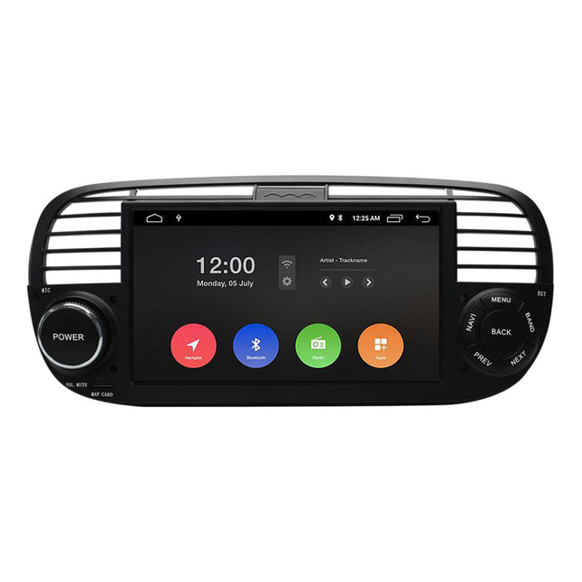 Navigation für Fiat 500 | Carplay | Android | DAB | Bluetooth | Mehr Optionen