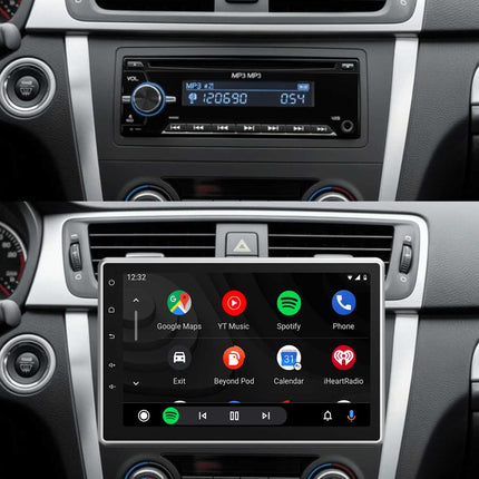 Universal 1-DIN Autoradio mit 10,1" QLED Display | CarPlay | Android Auto | Bluetooth | Linux