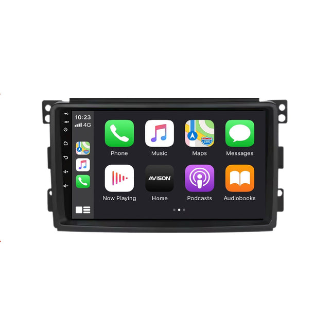Navigation für Mercedes Benz Smart Fortwo 451 2006-2009 | CarPlay | Android Auto | WIFI | Bluetooth | QLED | XR4