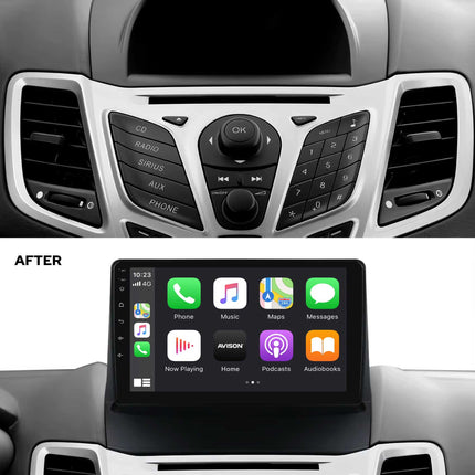 Navigation für Ford Fiesta 2009-2014 | CarPlay | Android Auto | WIFI | Bluetooth | QLED | XR4
