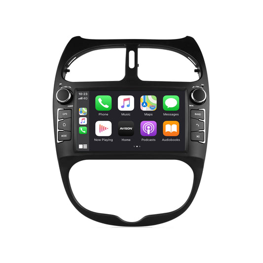 Navigation für Peugeot 206 206CC | Carplay | Android | DAB | Bluetooth