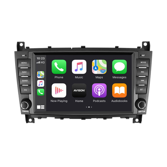Navigation für Mercedes W203 W209 CLS CLK | Carplay | Android | DAB | Bluetooth