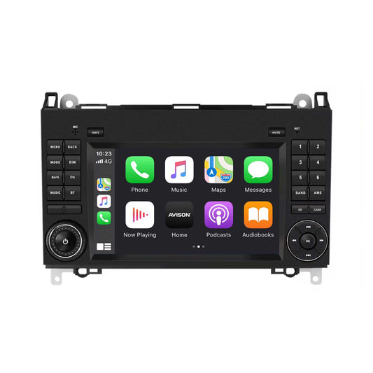 Navigation für Mercedes 7" | Carplay | Android Auto | DAB+ | Bluetooth