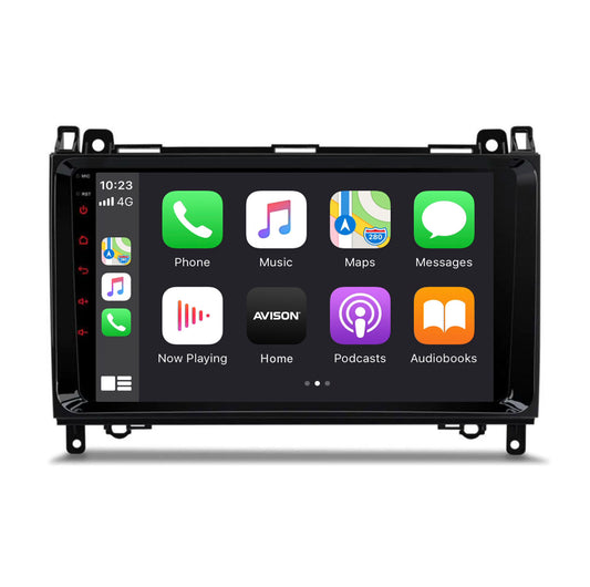 Navigation für Mercedes Autoradio 9" Zoll | Carplay | Android Auto | DAB | Bluetooth | WIFI