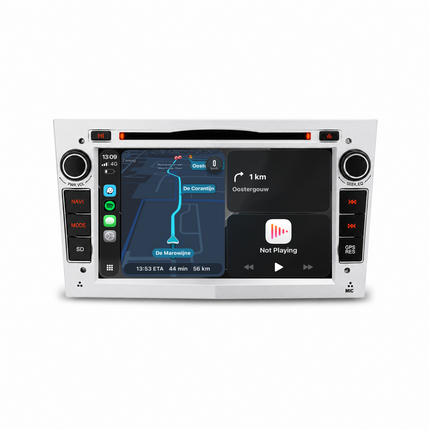 Navigation für Opel Silber 7" | Carplay | Android | DAB+ | Bluetooth | WIFI | CD