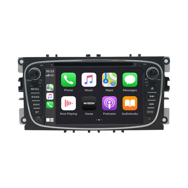 Navigation für Ford Black Oval 7" | CarPlay | Android | DAB+ | Bluetooth | 64GB