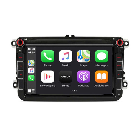 Navigation für VW Seat & Skoda 8 Zoll | Carplay | Android | DAB+ | Bluetooth | WIFI