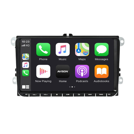 Navigation für VW Seat & Skoda 9" | Carplay Wireless | Android Auto | DAB+ | Android | 64 GB