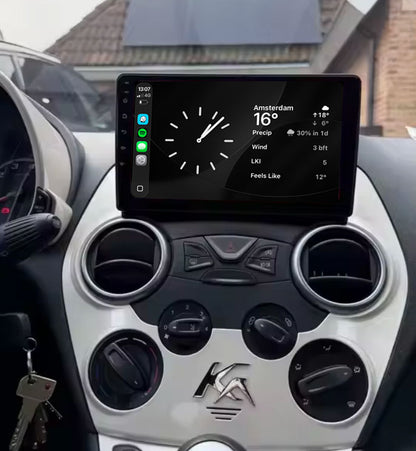 Navigation für Ford Ka 2008-2016 | CarPlay | Android Auto | WIFI | Bluetooth | QLED