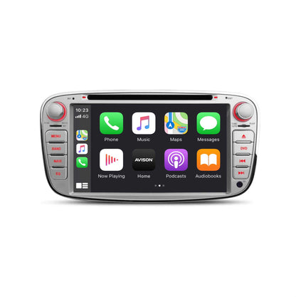 Navigation für Ford Silver Oval 7" | CarPlay | Android | DAB+ | Bluetooth | 64GB