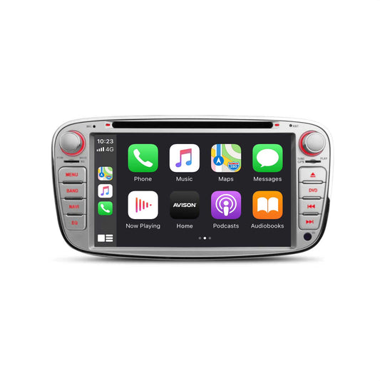 Navigation für Ford Silver Oval 7" | CarPlay | Android | DAB+ | Bluetooth | 64GB