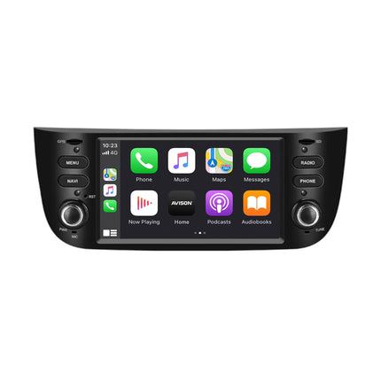 Navigation für Fiat Punto Evo  | Carplay | Android | DAB | Bluetooth | Mehr Optionen