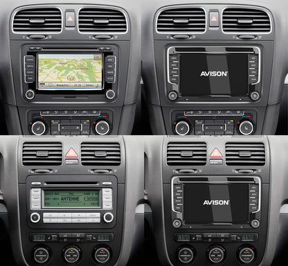 Navigation für VW Seat & Skoda 7" | CarPlay | Android Auto | DAB | 4 Core | 32GB
