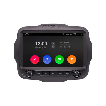 Navigation für Jeep Renegade 2015-2020 | CarPlay | Android Auto | WIFI | Bluetooth | QLED