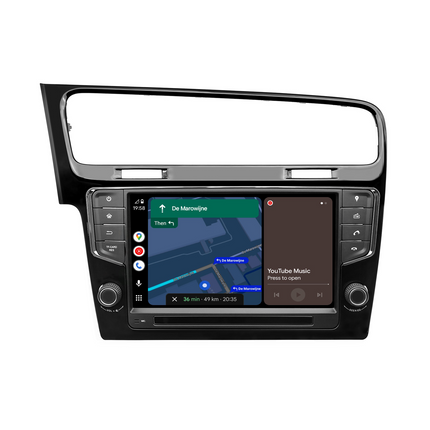 Navigationssystem für VW Golf 7 | CarPlay | Android | DAB+ | Bluetooth | Schwarz