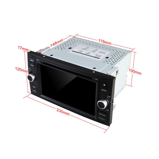 Autoradio & Navigation für Ford | Mirrorlink | WIFI | DAB+ | Bluetooth | 32GB