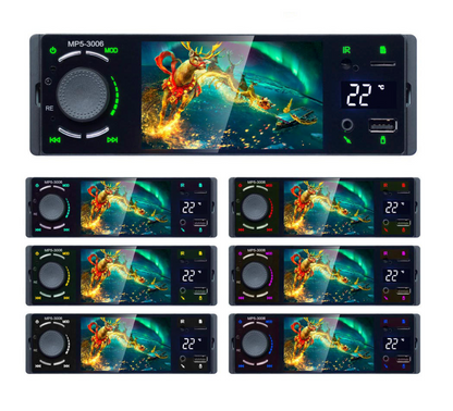 1 DIN Autoradio mit 4" Bildschirm | Bluetooth | FM | AUX | Kamera